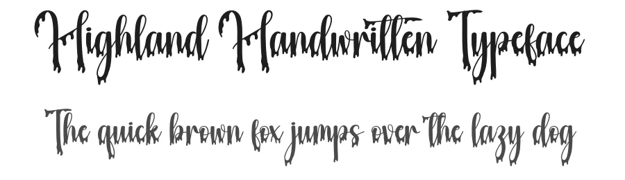 Highland Handwritten Typeface by creativeletter — Script Handwritten Font