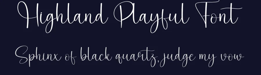 Highland Playful Font by creativeletter — Script Handwritten Font — thumbnail 2