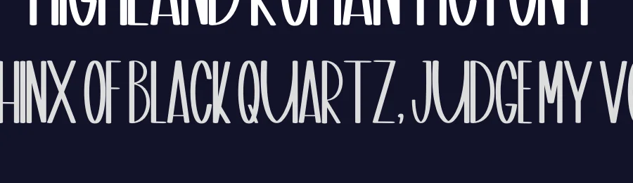 Highland Romantic Font by inermediaSTUDIO — Display Font — thumbnail 2