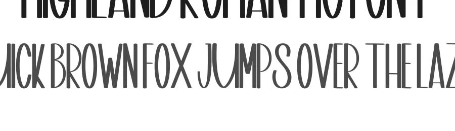 Highland Romantic Font by inermediaSTUDIO — Display Font