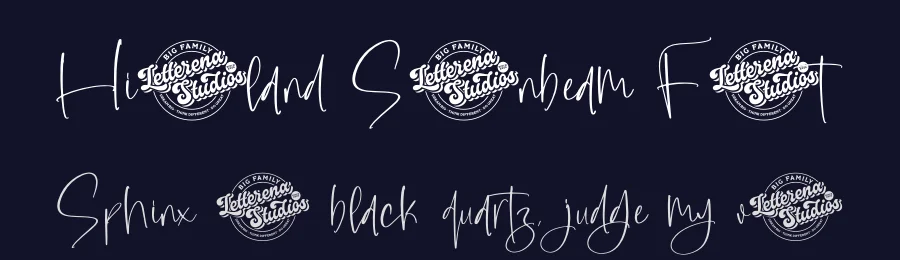 Highland Soonbeam Font by letterenastudios — Script Handwritten Font — thumbnail 2