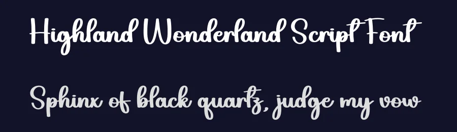 Highland Wonderland Script Font by andikastudio — Script Handwritten Font — thumbnail 2