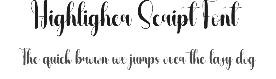 Highligher Script Font by andikastudio — Script Handwritten Font