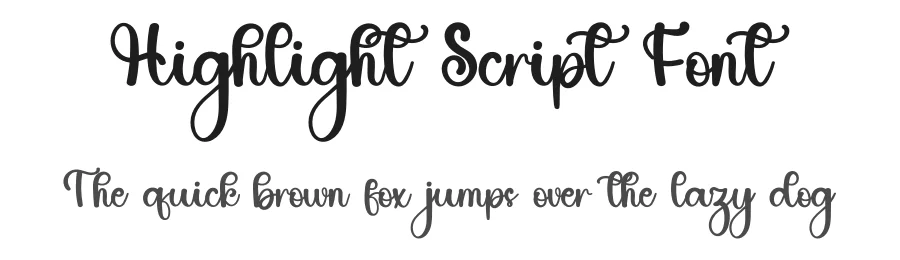 Highlight Script Font by inermediaSTUDIO — Script Handwritten Font