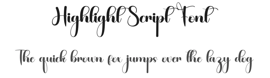 Highlight Script Font by inermediaSTUDIO — Script Handwritten Font