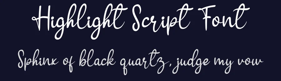 Highlight Script Font by andikastudio — Script Handwritten Font — thumbnail 2