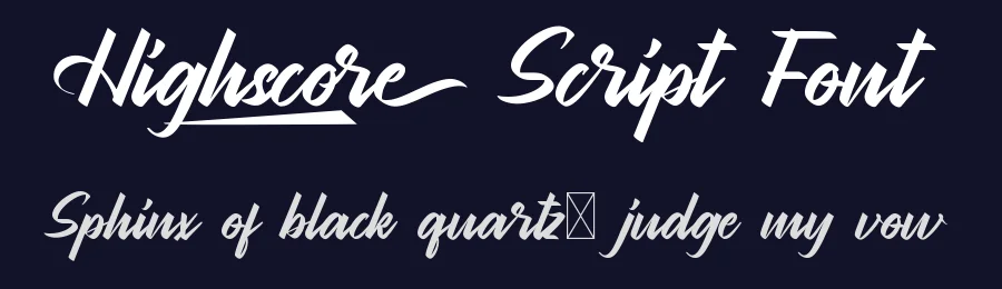 Highscore Script Font by nihstudio — Script Handwritten Font — thumbnail 2