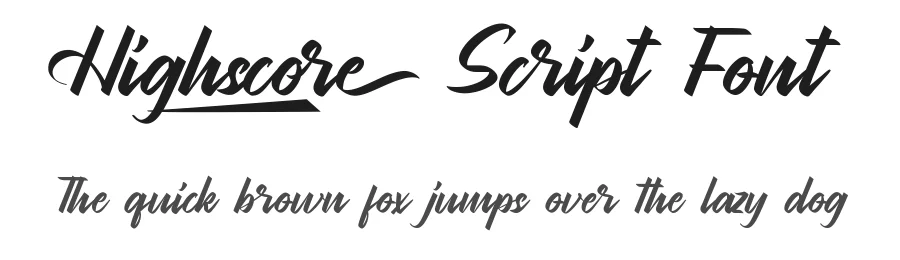 Highscore Script Font by nihstudio — Script Handwritten Font