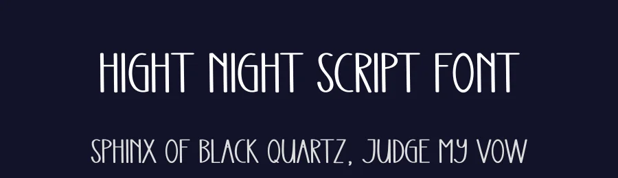 Hight Night Script Font by andikastudio — Script Handwritten Font — thumbnail 2