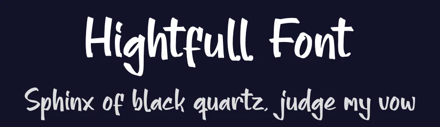 Hightfull Font by glorytype — Display Font — thumbnail 2