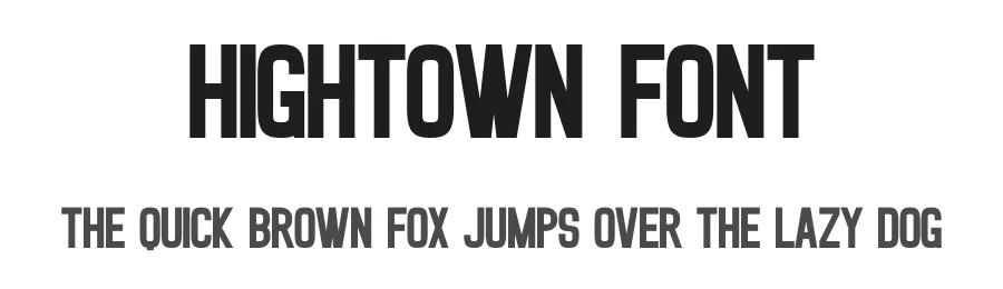 Hightown Font by Craftedtype — Decorative Font
