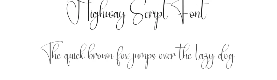 Highway Script Font by andikastudio — Script Handwritten Font