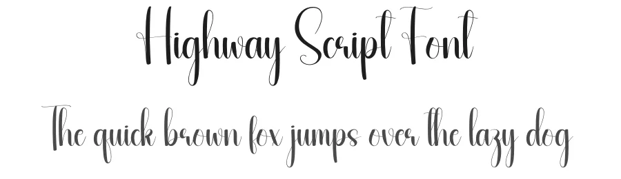 Highway Script Font by andikastudio — Script Handwritten Font