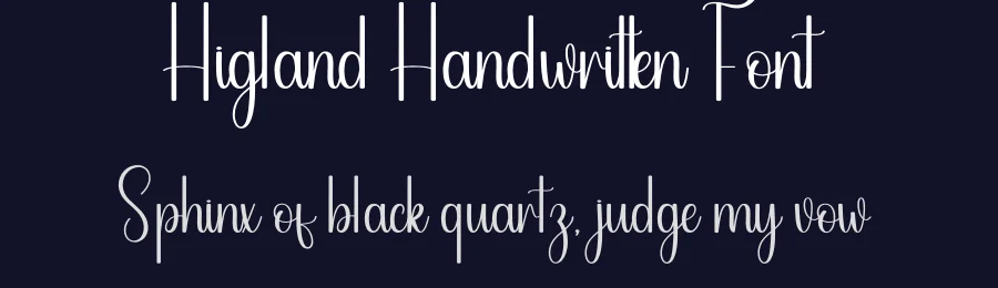 Higland Handwritten Font by andikastudio — Script Handwritten Font — thumbnail 2