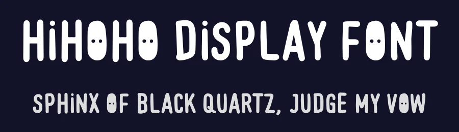 HiHoHo Display Font by untypo — Display Font — thumbnail 2