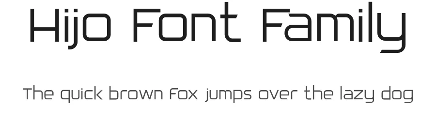 Hijo Font Family by JVMIYO — Sans Serif Font