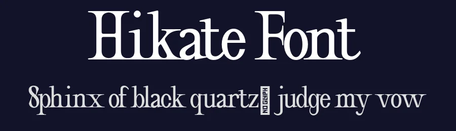 Hikate Font by sixtypefoundry — Decorative Font — thumbnail 2