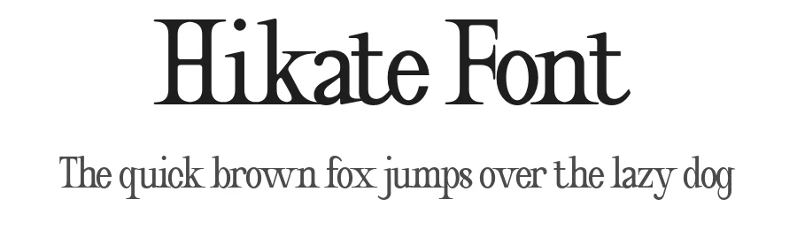 Hikate Font by sixtypefoundry — Decorative Font