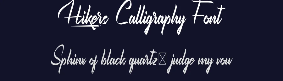 Hikers Calligraphy Font by nihstudio — Script Handwritten Font — thumbnail 2