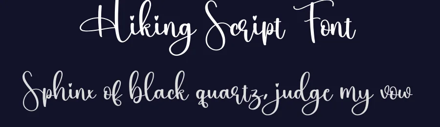 Hiking Script Font by creativeletter — Script Handwritten Font — thumbnail 2