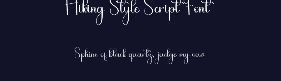 Hiking Style Script Font by freshtypeink — Script Handwritten Font — thumbnail 2