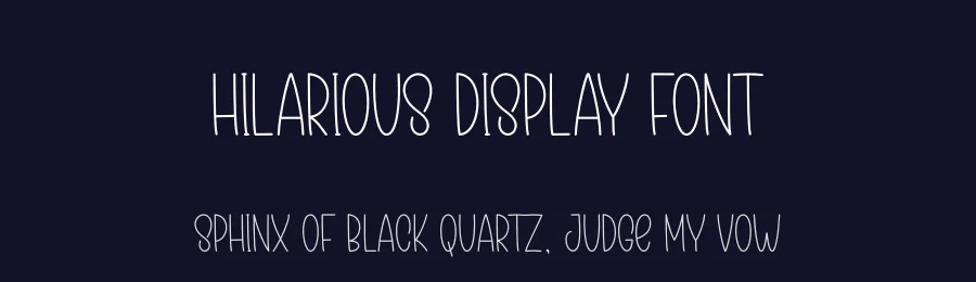 Hilarious Display Font by andikastudio — Display Font — thumbnail 2