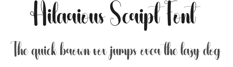 Hilarious Script Font by andikastudio — Script Handwritten Font