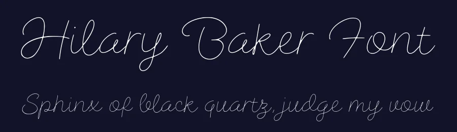 Hilary Baker Font by balpirick — Decorative Font — thumbnail 2