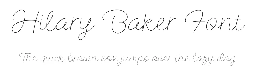 Hilary Baker Font by balpirick — Decorative Font