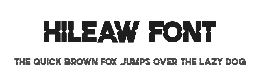 Hileaw Font by hayoyuka8 — Display Font