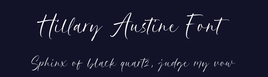 Hillary Austine Font by balpirick — Script Handwritten Font — thumbnail 2