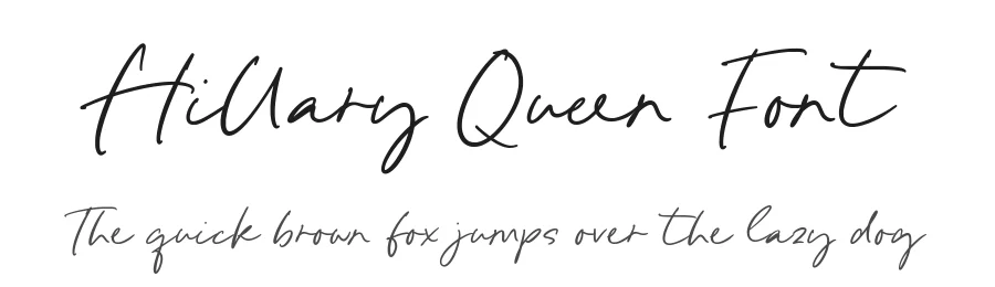 Hillary Queen Font by Timur type — Script Handwritten Font