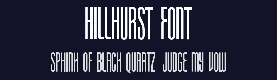 Hillhurst Font by Surplus Type Co — Display Font — thumbnail 2