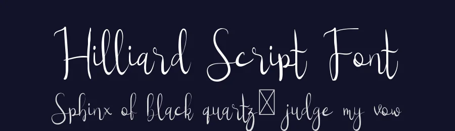 Hilliard Script Font by edricstudio — Script Handwritten Font — thumbnail 2