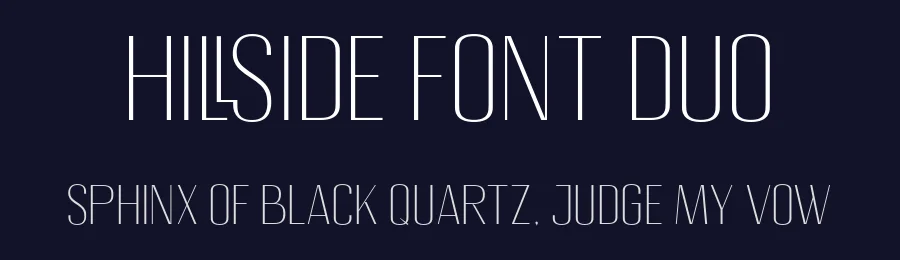 Hillside Font Duo by namaracreativestudio — Sans Serif Font — thumbnail 2