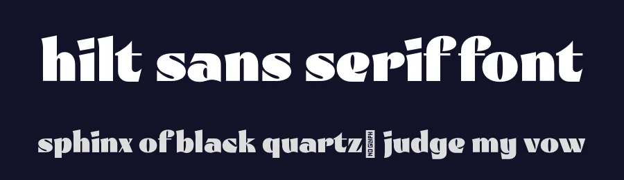 Hilt Sans Serif Font by Justin Penner — Sans Serif Font — thumbnail 2