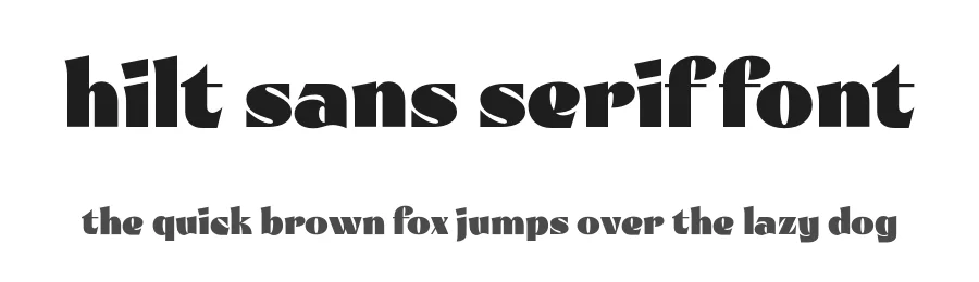 Hilt Sans Serif Font by Justin Penner — Sans Serif Font