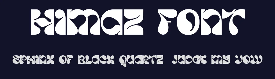 Himaz Font by Dantype — Decorative Font — thumbnail 2