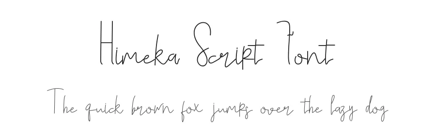 Himeka Script Font by NirmalaGraphics β Script Handwritten Font