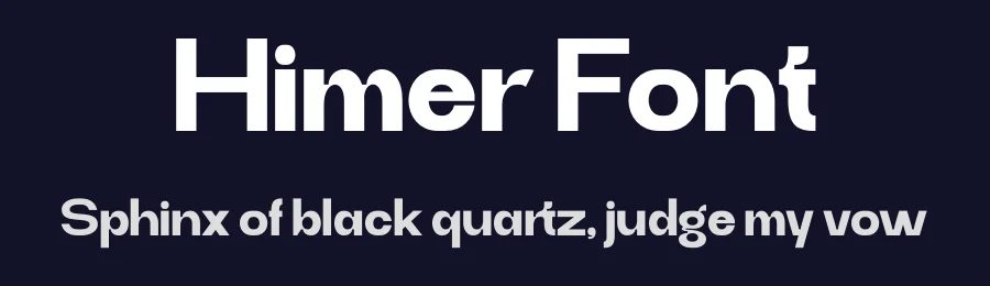 Himer Font by MaikoHatta — Display Font — thumbnail 2