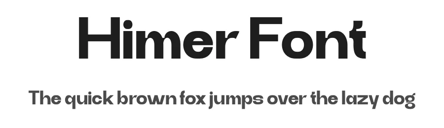 Himer Font by MaikoHatta — Display Font