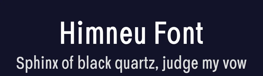 Himneu Font by YUKITA CREATIVE — Sans Serif Font — thumbnail 2