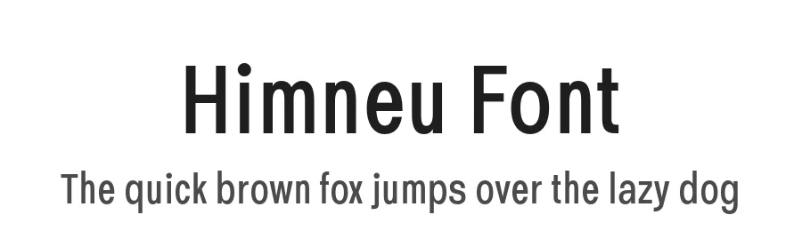 Himneu Font by YUKITA CREATIVE — Sans Serif Font
