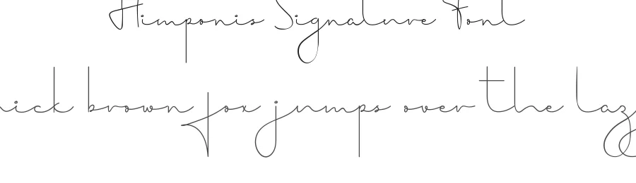 Himponis Signature Font by edricstudio — Script Handwritten Font