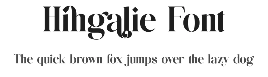 Hingalie Font by TypeLogue — Serif Font