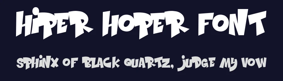 Hiper Hoper Font by Cikareotype Studio — Display Font — thumbnail 2