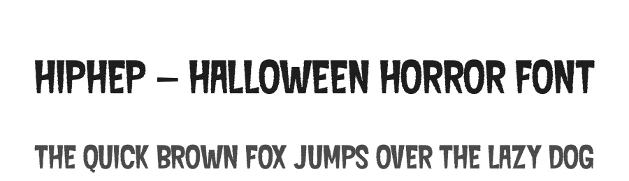 HipHep – Halloween Horror Font by Casloop Studio — Decorative Font