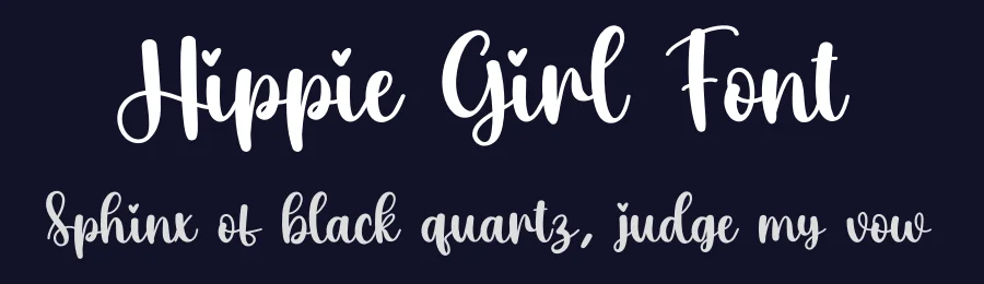 Hippie Girl Font by creativeletter — Script Handwritten Font — thumbnail 2