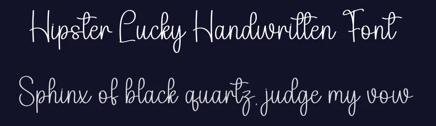 Hipster Lucky Handwritten Font by andikastudio — Script Handwritten Font — thumbnail 2