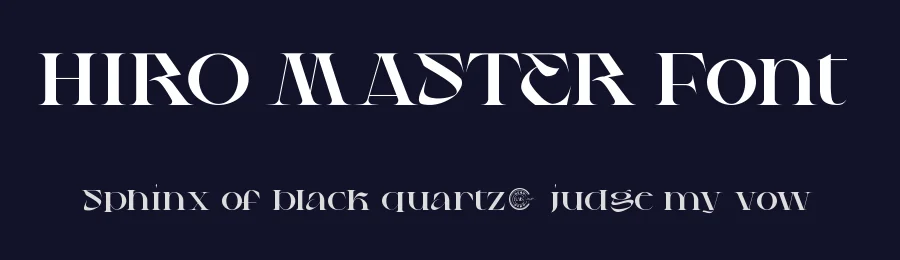 Hiro Master Font by RaisProject — Display Font — thumbnail 2
